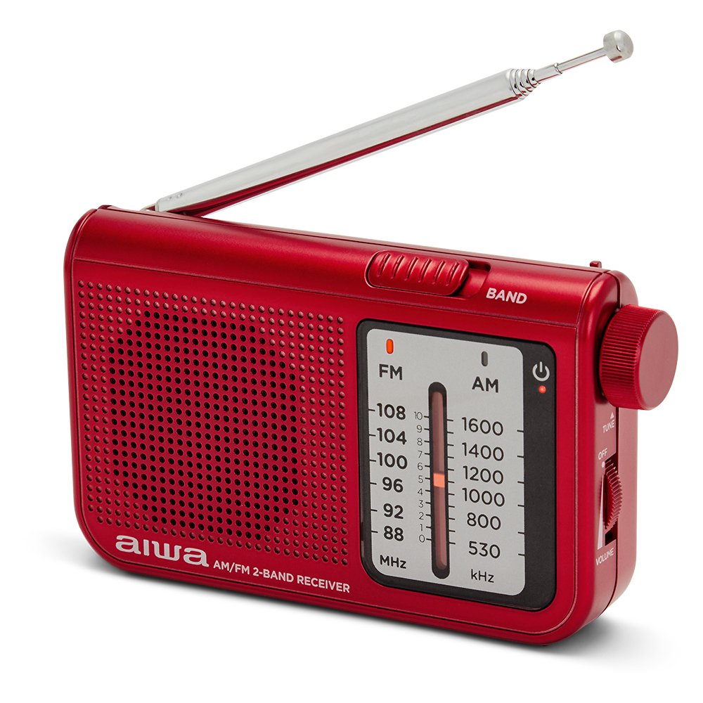 Radio Portátil Aiwa Rs 55 Rojo