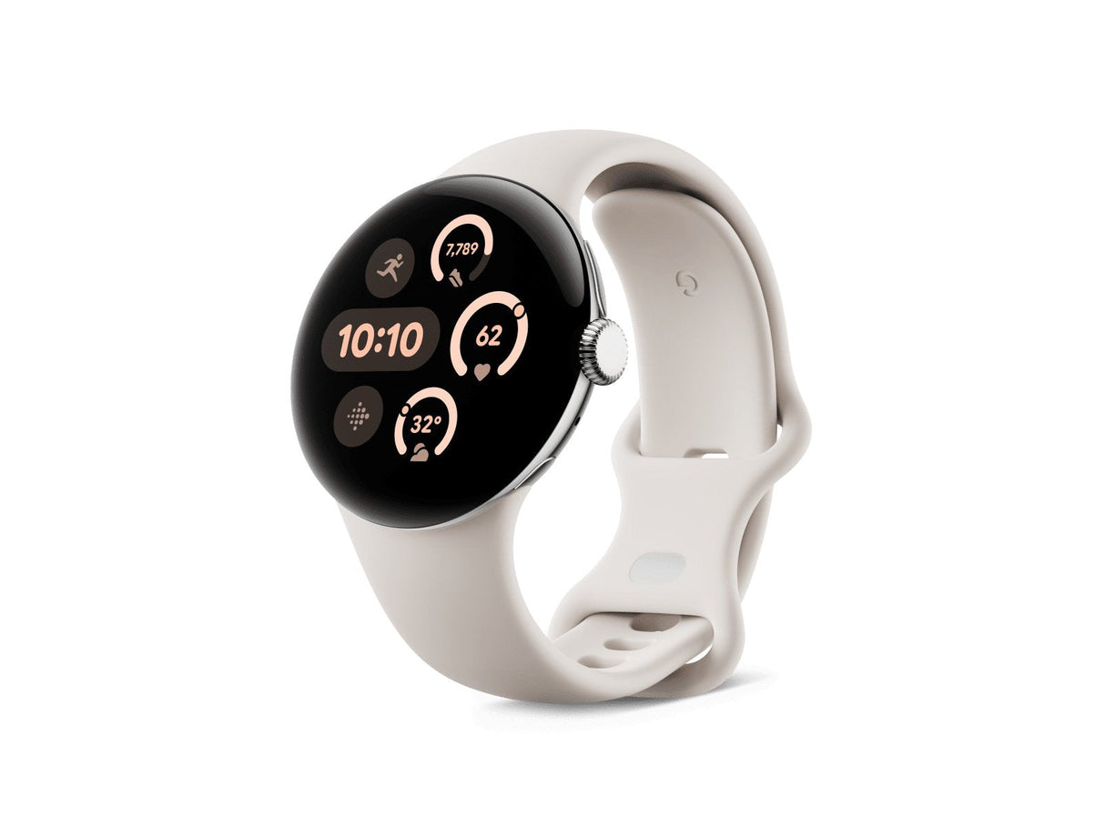 EAN 0840353907577 - Google Pixel Watch 3 AMOLED 41 mm Digital Pantalla táctil Plata Wifi GPS (satélite) imagen 1