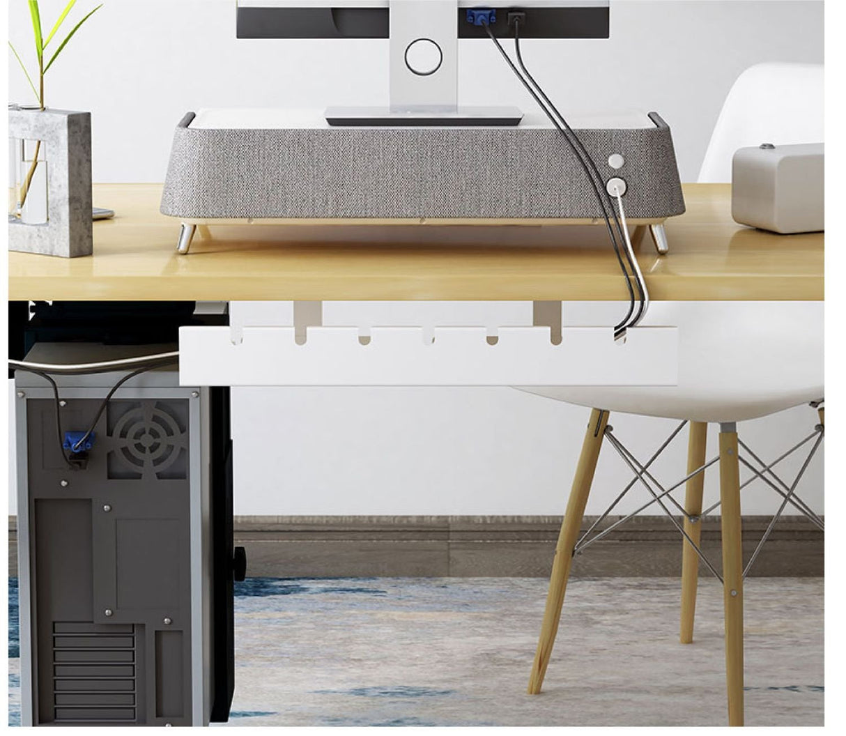 EAN 5901443390985 - Activejet CMP502 BI organizador de cables Escritorio Jaula para cables imagen 5