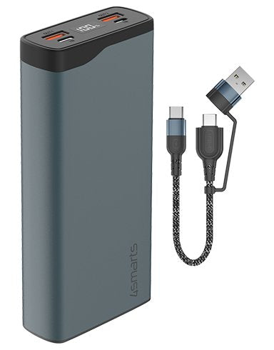 EAN 4250774954702 - 4smarts VoltHub Pro Polímero de litio 10000 mAh Negro, Metálico imagen 1