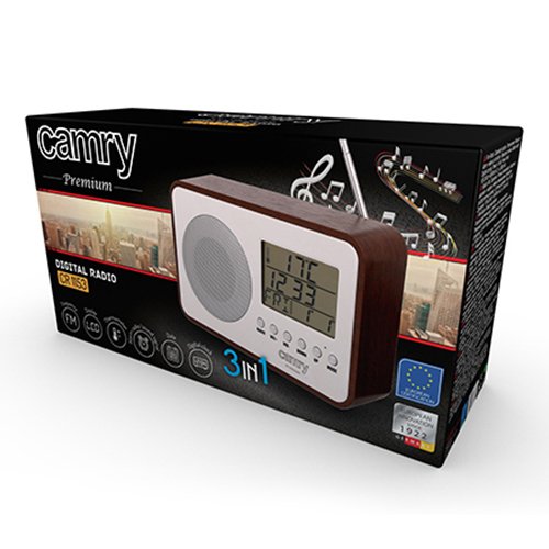 EAN 5902934830355 - Camry Premium CR 1153 radio Portátil Digital Marrón, Gris, Blanco imagen 6