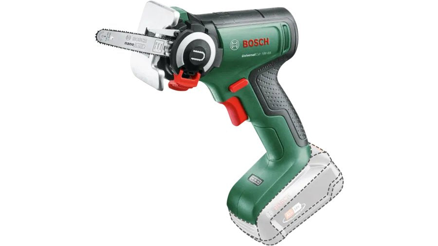Sierra Inalámbrica Bosch Nanoblade Universalcut 18v-65 Solo, 18 Voltios, (Verde/Negro, Sin Batería Ni Cargador, Power For All Alliance) 06033d5200