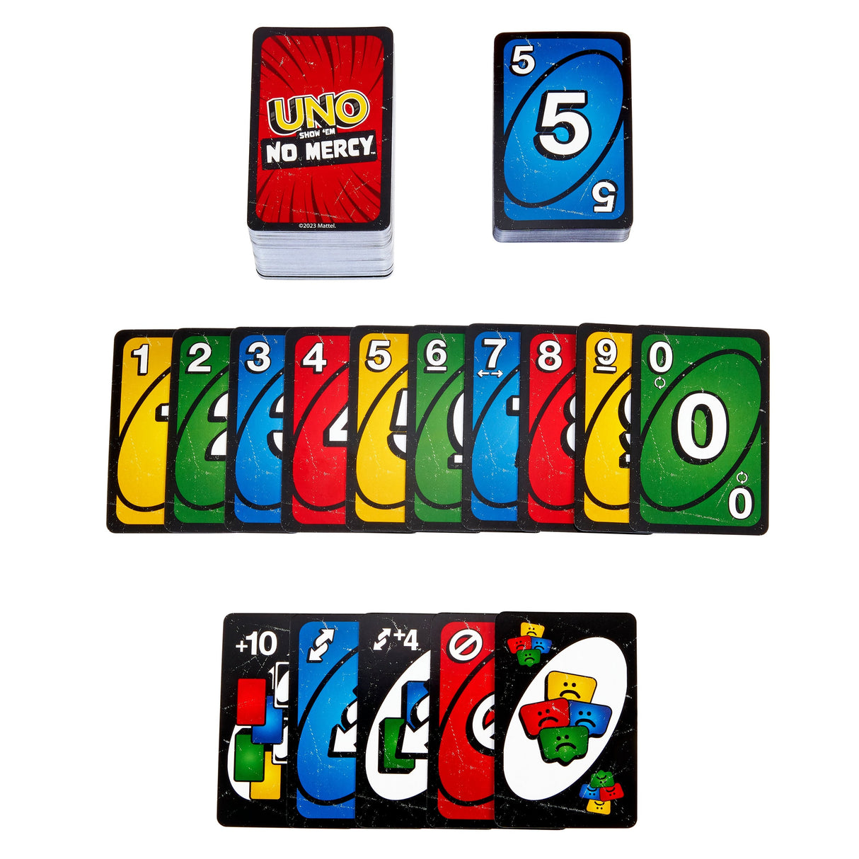 Juego De Cartas Mattel Uno No Mercy Hwv18