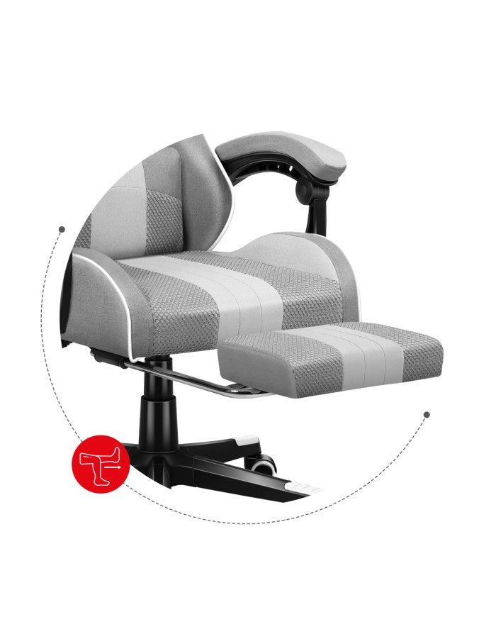 EAN 5903796011371 - Huzaro FORCE 4.7 Silla para videojuegos de PC Asiento (de seguridad) de butaca Gris imagen 10