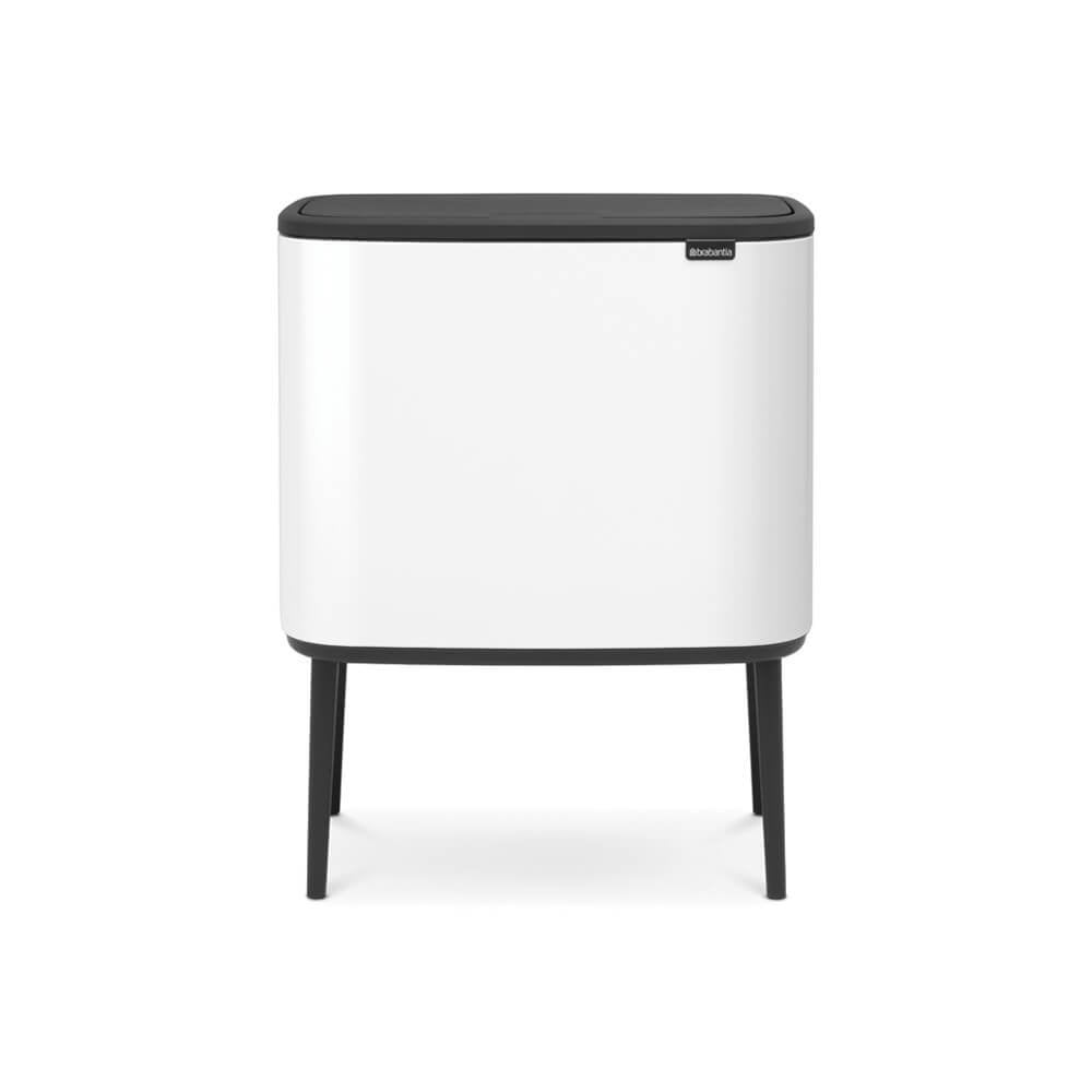 Brabantia Mülleimer Bo Touch Bin Weis, 11 + 23 L