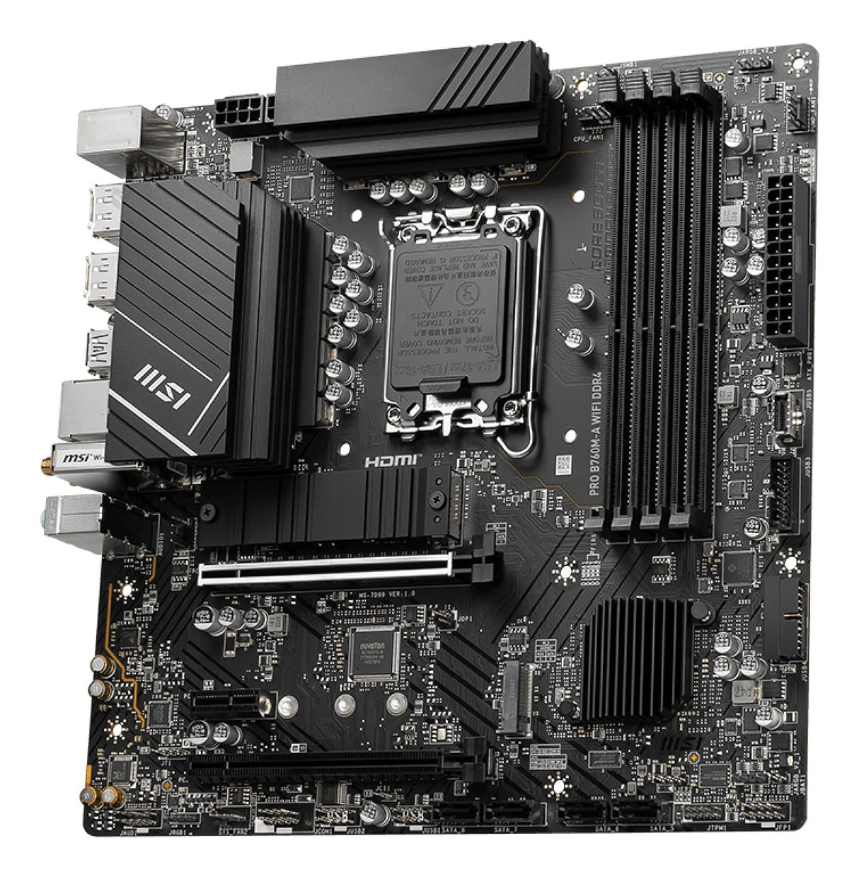 EAN 4711377026383 - MSI PRO B760M-A WIFI DDR4 placa base Intel B760 LGA 1700 micro ATX imagen 3