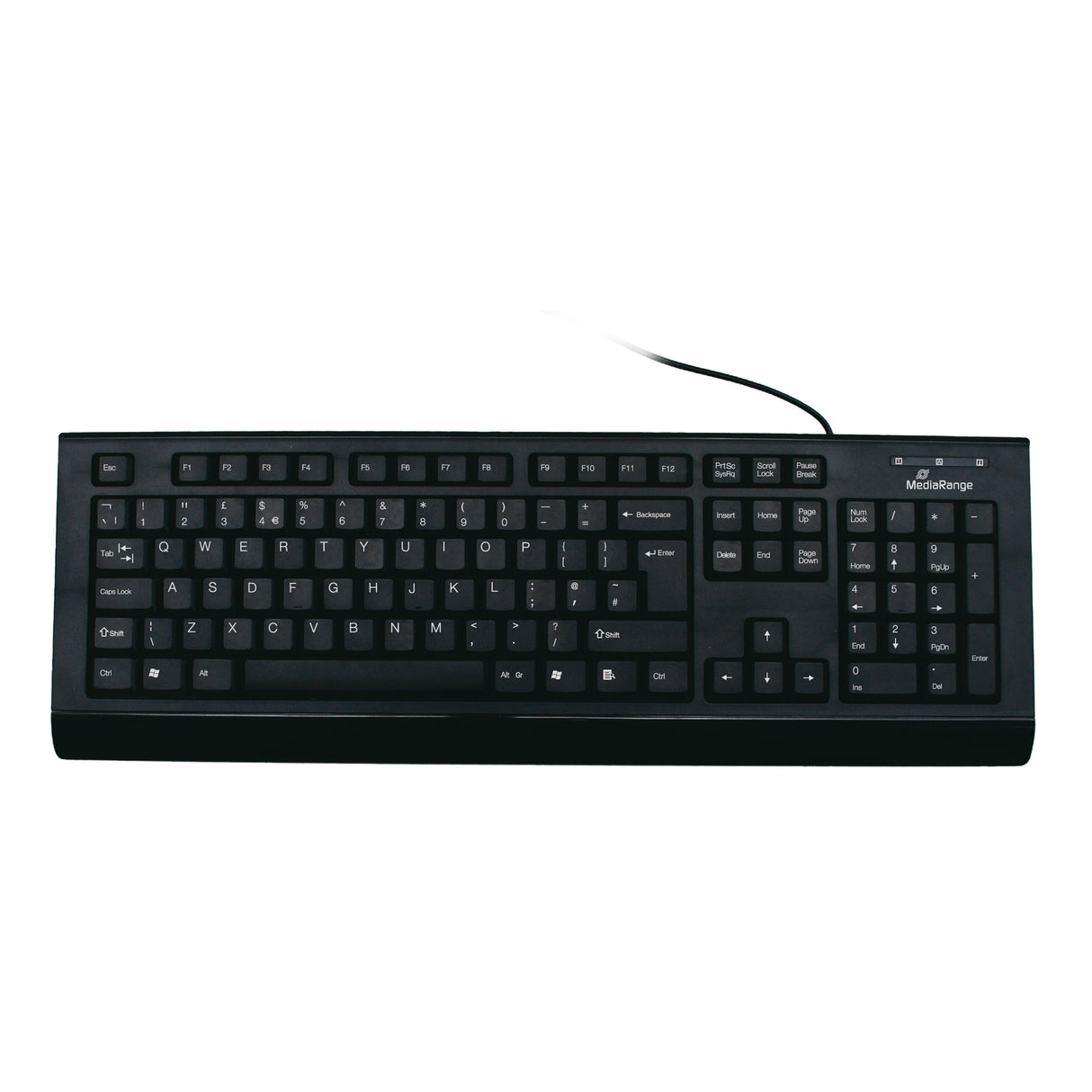 EAN 4260283119301 - MediaRange MROS101-UK teclado Universal USB QWERTY Inglés del Reino Unido Negro imagen 1