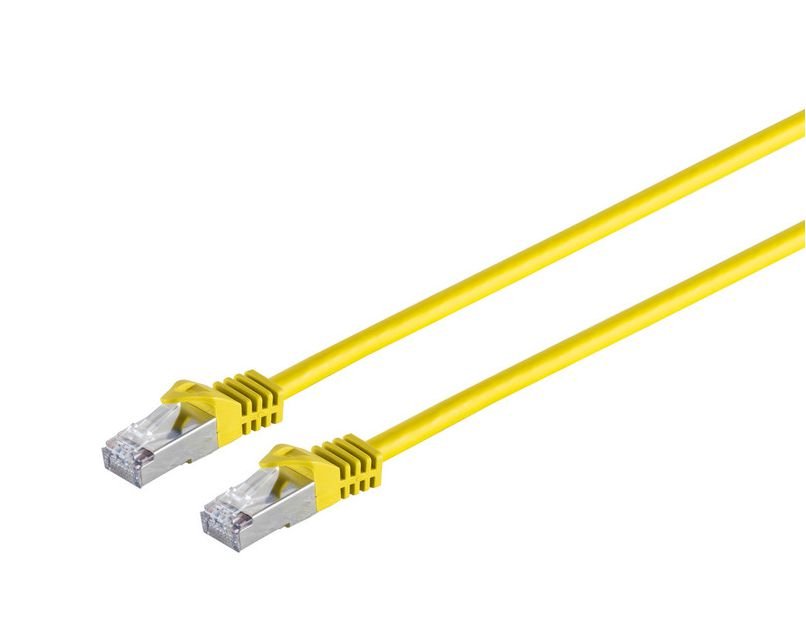 Cat7 S/Ftp Network Cable 20m, Yellow Cat7 S/Ftp Network