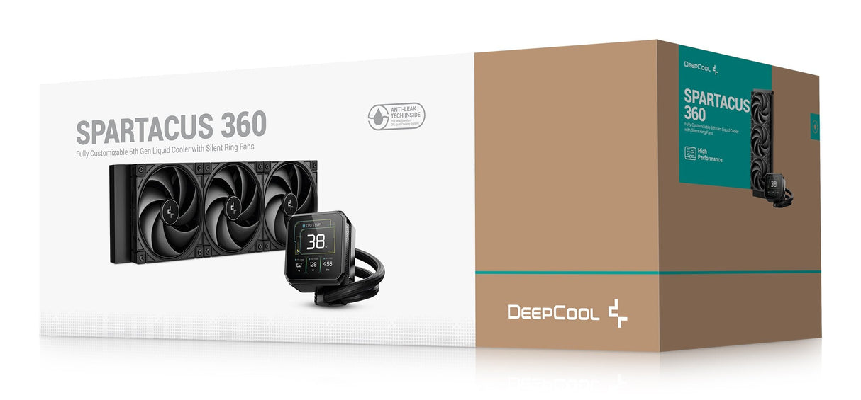 Refrigerador Liquido Cpu Deepcool Spartacus 360 (3x360mm) Black R-Spt360-Bkdsm