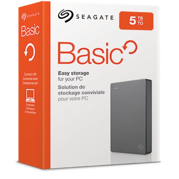 EAN 3660619408207 - Seagate Basic disco duro externo 5 TB 2.5" 3.2 Gen 1 (3.1 Gen 1) Plata imagen 5