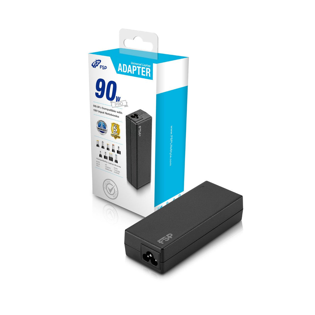 EAN 4713224522499 - FSP NB PRO adaptador e inversor de corriente Interior 90 W Negro imagen 4