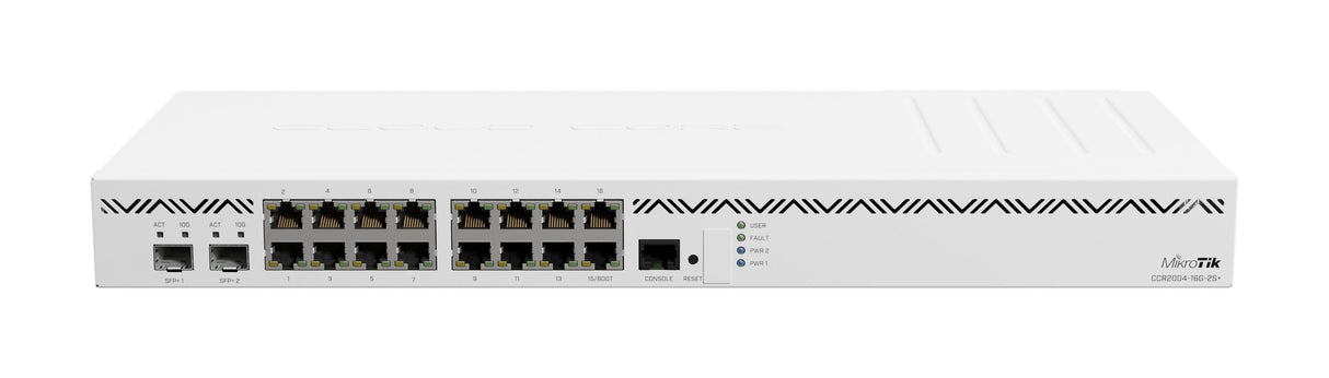 EAN 4752224007704 - Mikrotik CCR2004-16G-2S+ router Gigabit Ethernet Blanco imagen 1