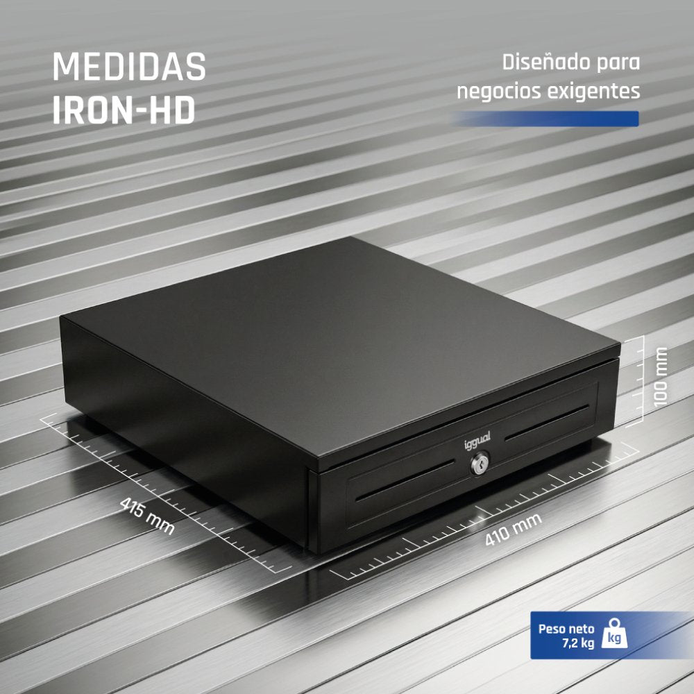EAN 8435364318942 - iggual IRON-HD Cajón de efectivo automático y manual imagen 7