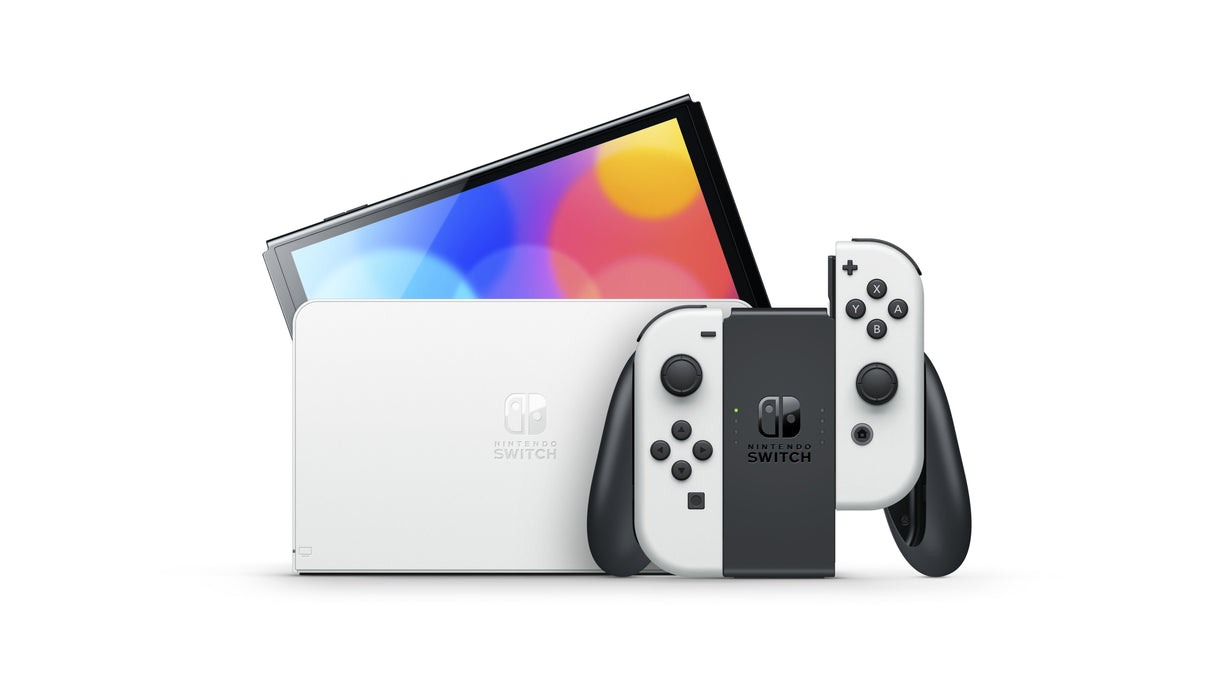 EAN 0045496453435 - Nintendo Switch OLED videoconsola portátil 17,8 cm (7") 64 GB Pantalla táctil Wifi Blanco imagen 3