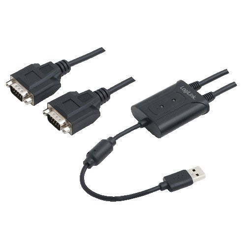 EAN 4052792009026 - LogiLink AU0031 cable de serie Negro USB tipo A DB-9 imagen 1