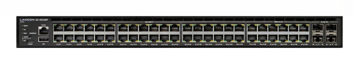 Lancom Gs-4554xp Switch Gestionado L3 2.5g Ethernet (100/1000/2500) Energía Sobre Ethernet (Poe) 1u Negro