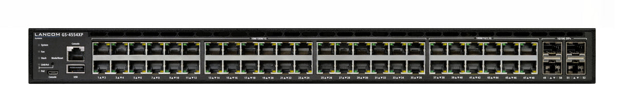EAN 4044144618703 - LANCOM GS-4554XP Gestionado L3 2.5G Ethernet (100/1000/2500) Energía sobre Ethernet (PoE) 1U Negro imagen 1