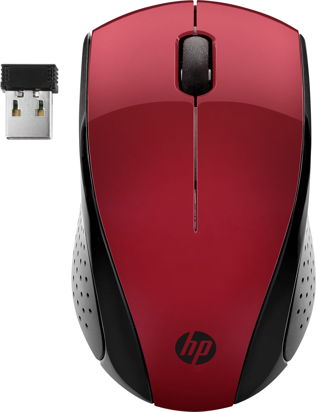 Ratón Inalámbrico Hp 220 Hasta 1600 Dpi Rojo