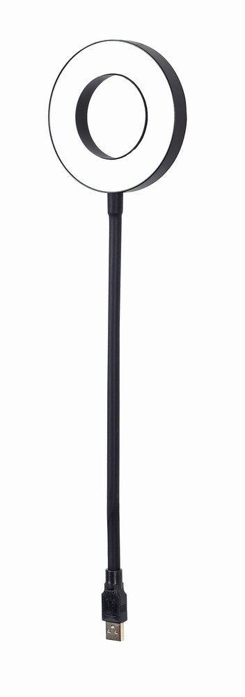 EAN 8716309123730 - Gembird NL-LEDRING-01 aparato USB Negro, Blanco Lámpara imagen 1