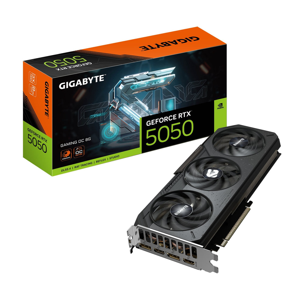 EAN 4719331356750 - GIGABYTE GeForce RTX 5050 GAMING OC 8G imagen 1