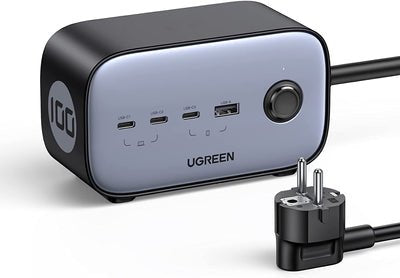 Regleta Ugreen Diginest Pro (2 Tomas Ac + 100w 3c1a)