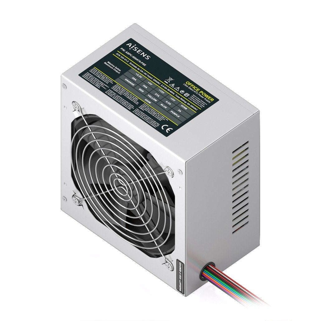 EAN 8435739905104 - AISENS ASPC-500ATX-PSE unidad de fuente de alimentación 20+4 pin ATX imagen 2