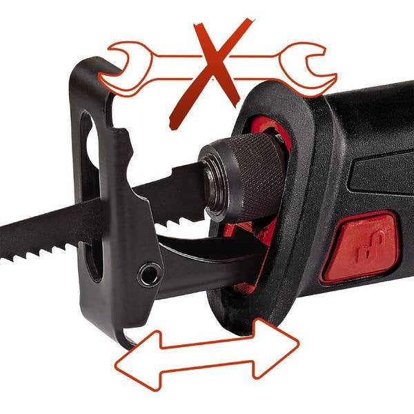 Sierra Alternativa Inalámbrica Einhell Te-Ap 18 Li - Solo, 18 Voltios (Rojo/Negro, Sin Batería Ni Cargador) 4326300