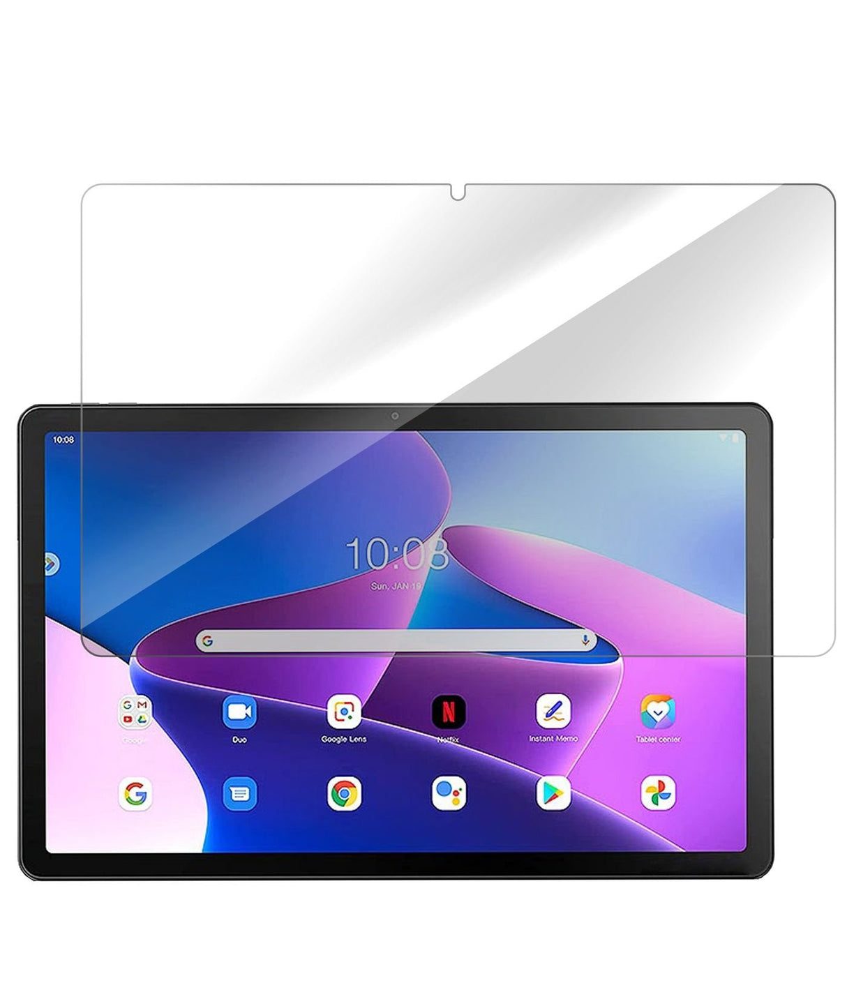 Lenovo Tab M10 Plus 3rd Gen - Clear Titan Shield. Tempered - Glass Screen Protector