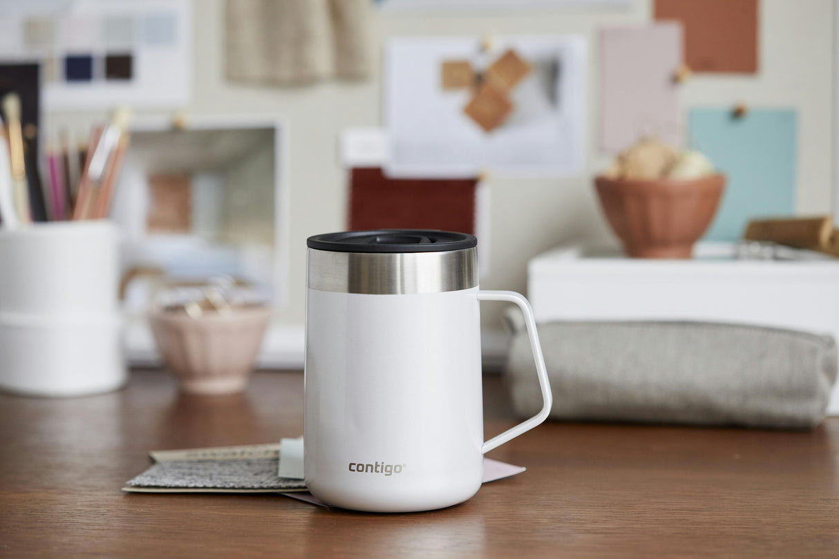 EAN 0840276163555 - CONTIGO 2174672 taza de viaje 420 ml Plata, Blanco Acero inoxidable imagen 9