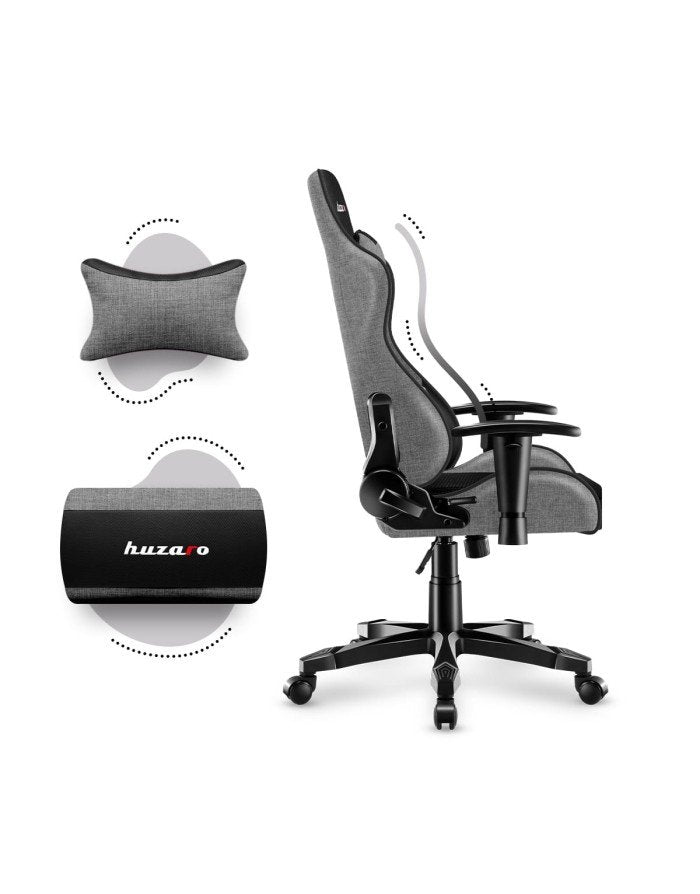 EAN 5903796010251 - Huzaro Ranger 6.0 Silla para videojuegos universal Asiento (de seguridad) de butaca Gris imagen 13