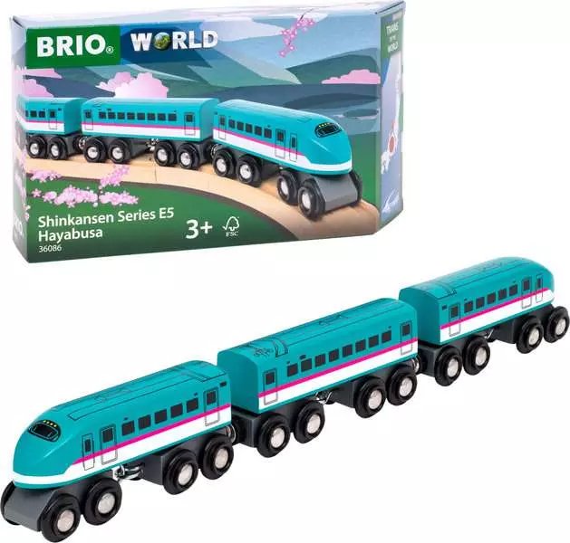 Brio World World - Trains Of The World Shinkansen E5 Hayabusa Zug, Vehículo De Juego 63608600