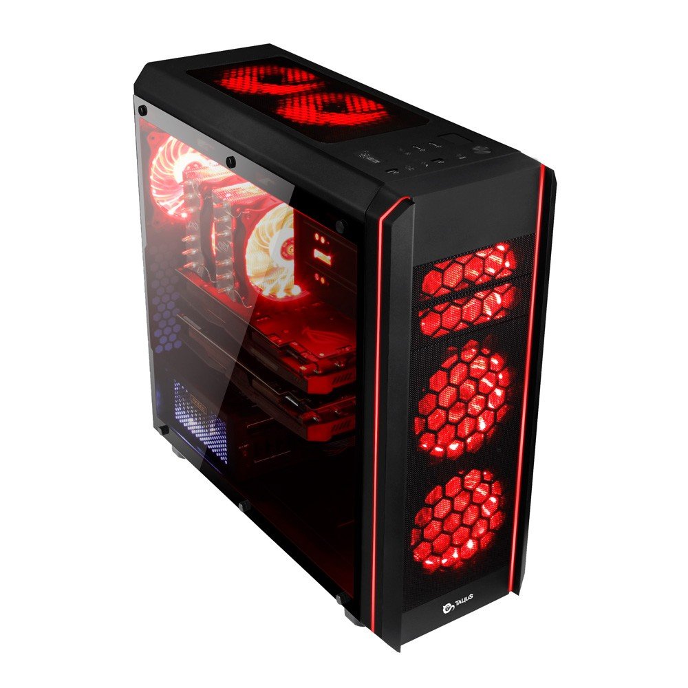 Caja Pc Talius Atx Gaming Daemon Led Rgb Usb 3.0