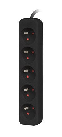 Lanberg Regleta 5 Tomas 1m Para Sais Ps0-05e-0100-Iec-Bk