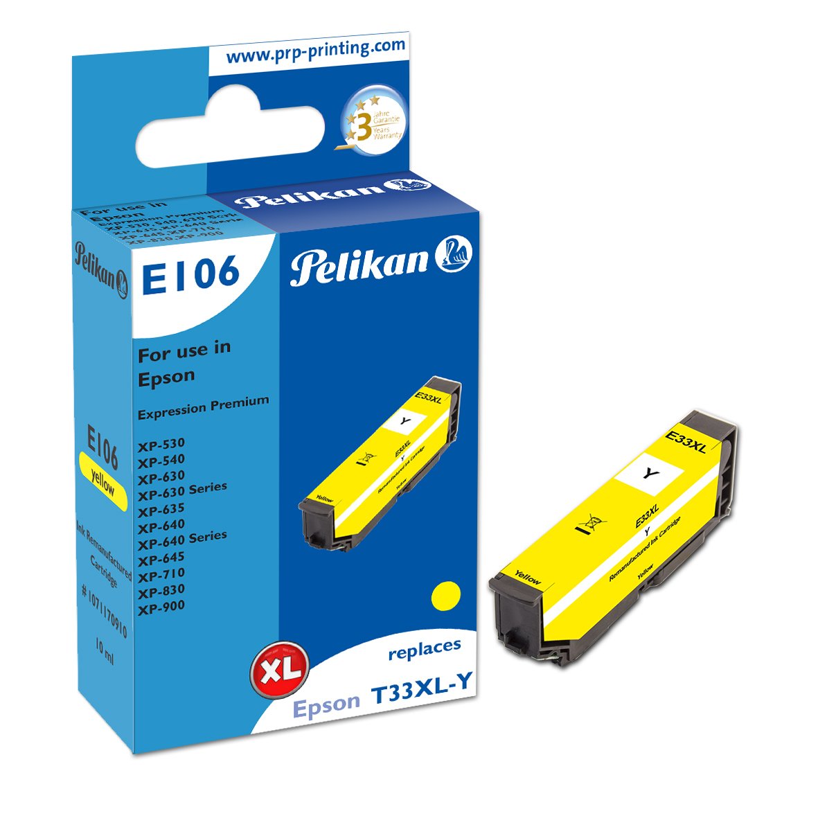 Pelikan Tinte Für Epson T335440 Gelb - 33xl