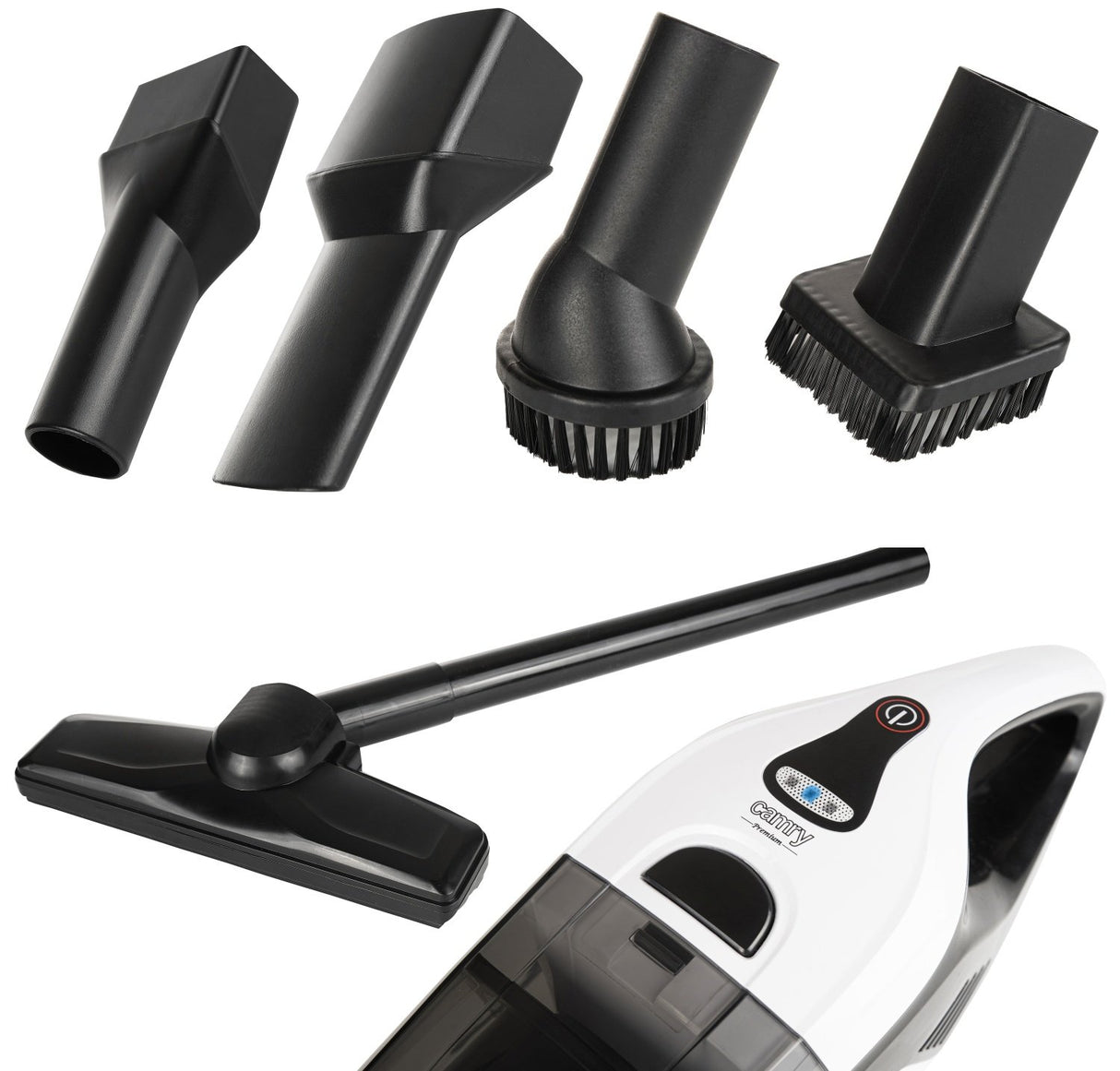 EAN 5903887802055 - Camry Premium CR 7046 aspiradora de mano Negro, Blanco Sin bolsa imagen 10