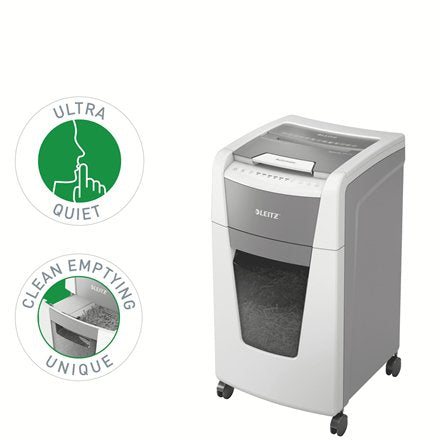 EAN 4002432124121 - Leitz 80150000 triturador de papel Corte cruzado 55 dB 22 cm Gris, Blanco imagen 5