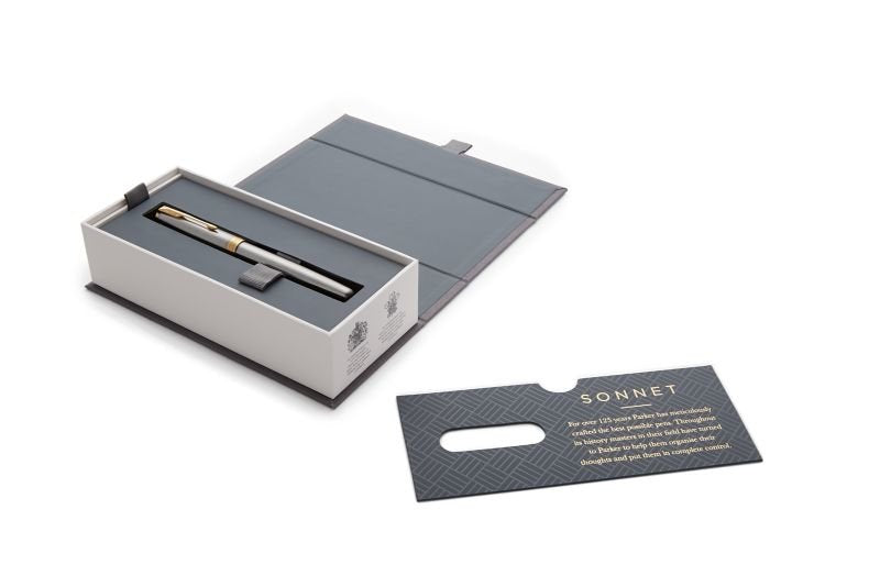 Parker 1931504 Pluma Estilográfica Negro, Oro, Acero Inoxidable 1 Pieza(S)