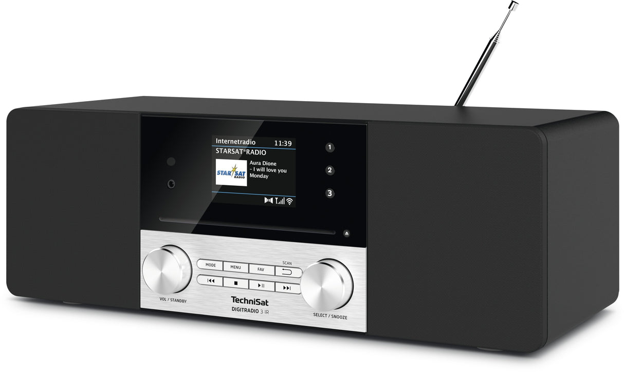 EAN 4019588039568 - TechniSat DigitRadio 3 IR Portátil Digital Negro, Plata imagen 3