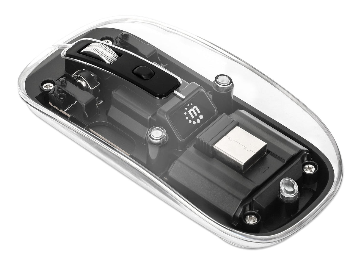 EAN 0766623190268 - Manhattan 190268 ratón Universal Ambidextro RF inalámbrico Óptico 1600 DPI imagen 5