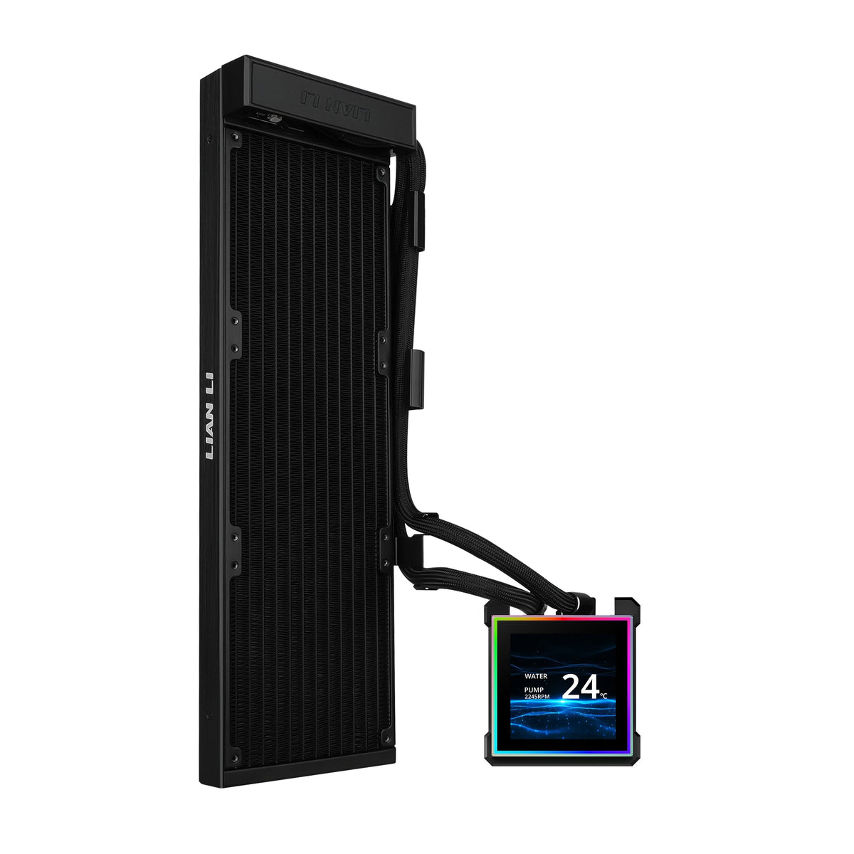 K Lian Li Hydroshift Ii Lcd-S 360n Schwarz Aio-Wasserkühlung