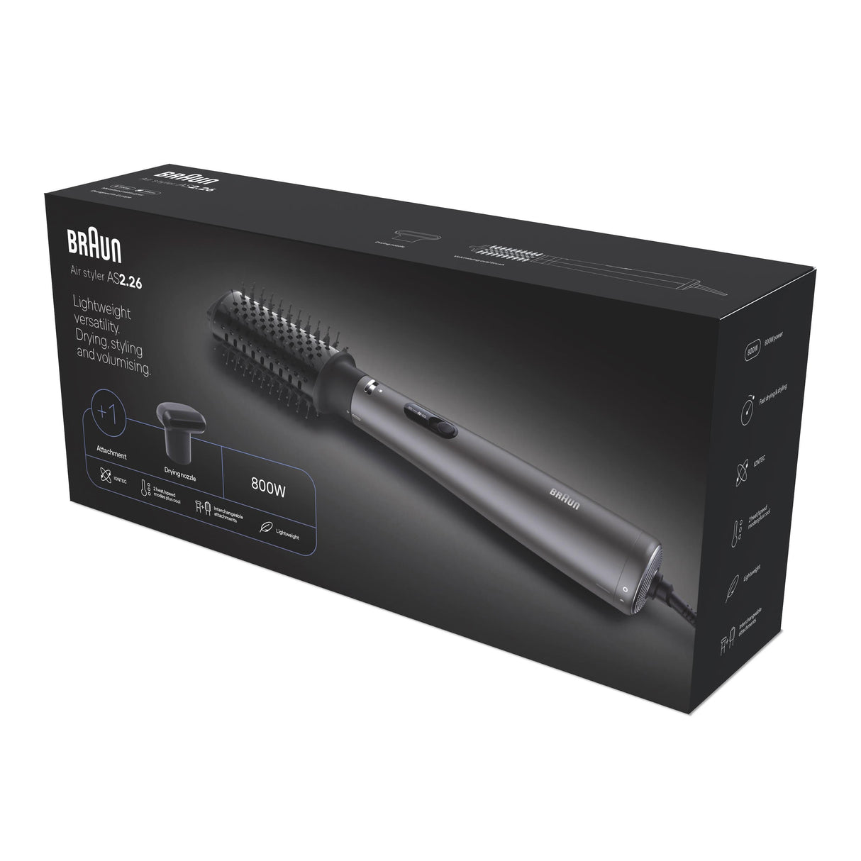 EAN 3030050197556 - Braun AS2.26 Negro 800 W 1,95 m imagen 7