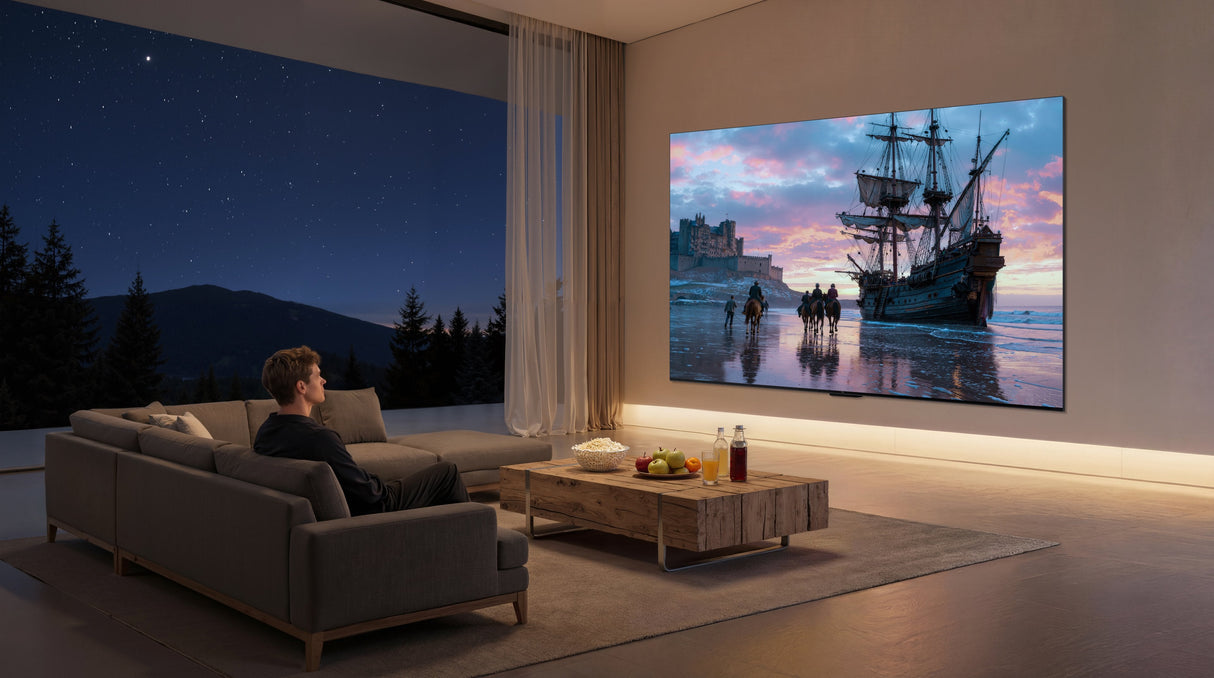 Televisor Tcl C7l 85c7l 85" 4k Ultra Hd Smart Tv Wifi Negro 2700 Cd / M²