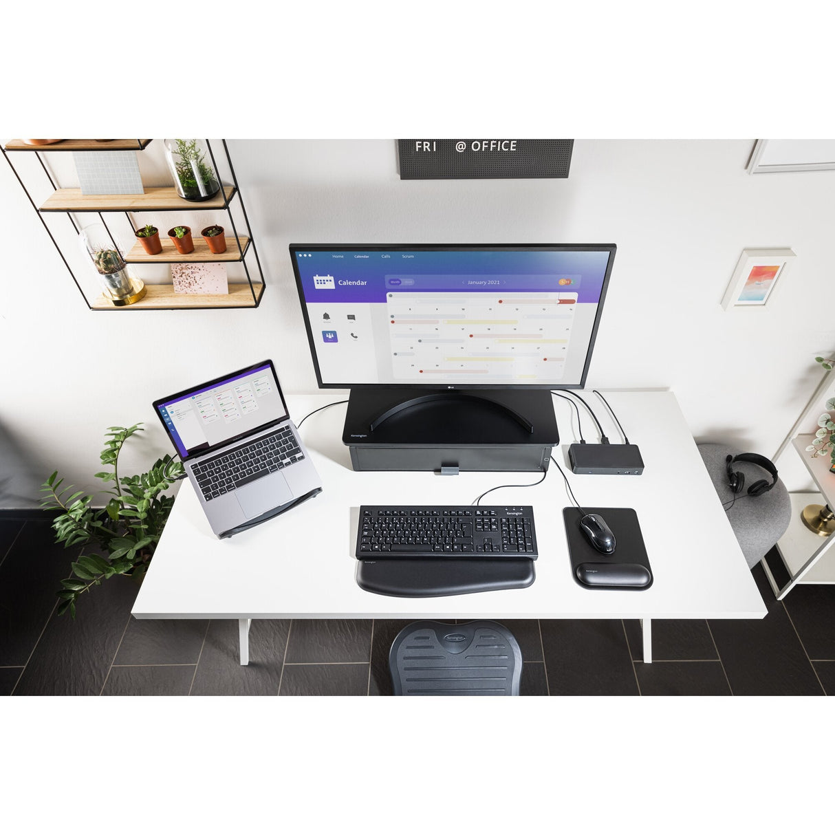Kensington Kb100 Eq, Teclado Negro, Distribución Fr K63727fr