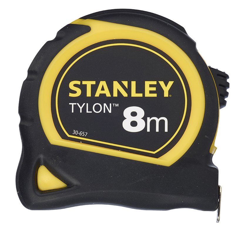 Cinta Métrica Stanley Tylon, 3 Metros Negro/Amarillo, 12,7 Mm 0-30-687