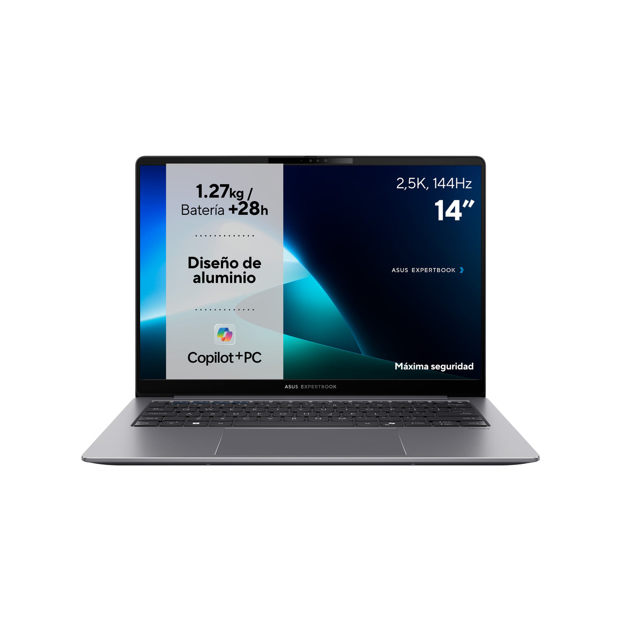 Portátil Asus Expertbook P1 P5405csa-Nz0341x Intel Core Ultra 7-258v 32gb 1tb Ssd 14' Win11 Pro