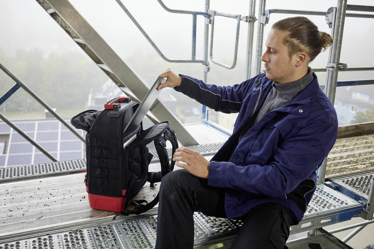 Mochila De Herramientas Wiha , Juego De Herramientas (Negro/Rojo, 43 Piezas, Con Mochila)