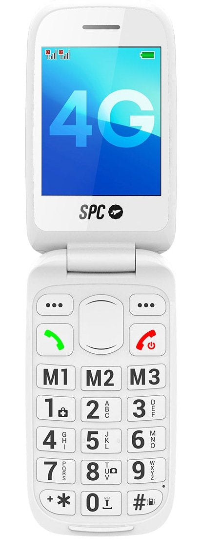 Spc Harmony 2 4g Telefono Movil Para Mayores - Teclas Grandes - Radio Fm- Boton De Sos - 3 Memorias Directas - Linterna