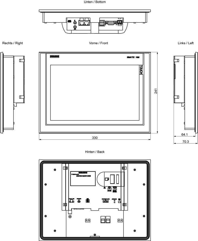 Touch Panel Screen Hmi Tp 1200