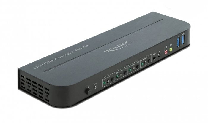 Delock Hdmi Kvm Switch 4k 60 Hz - Usb 3.0 Con Audio