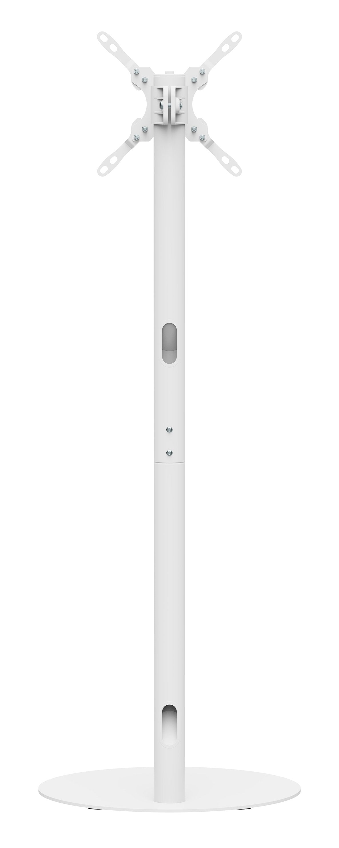 M Pro Series - Single Pole Floorbase 2 White